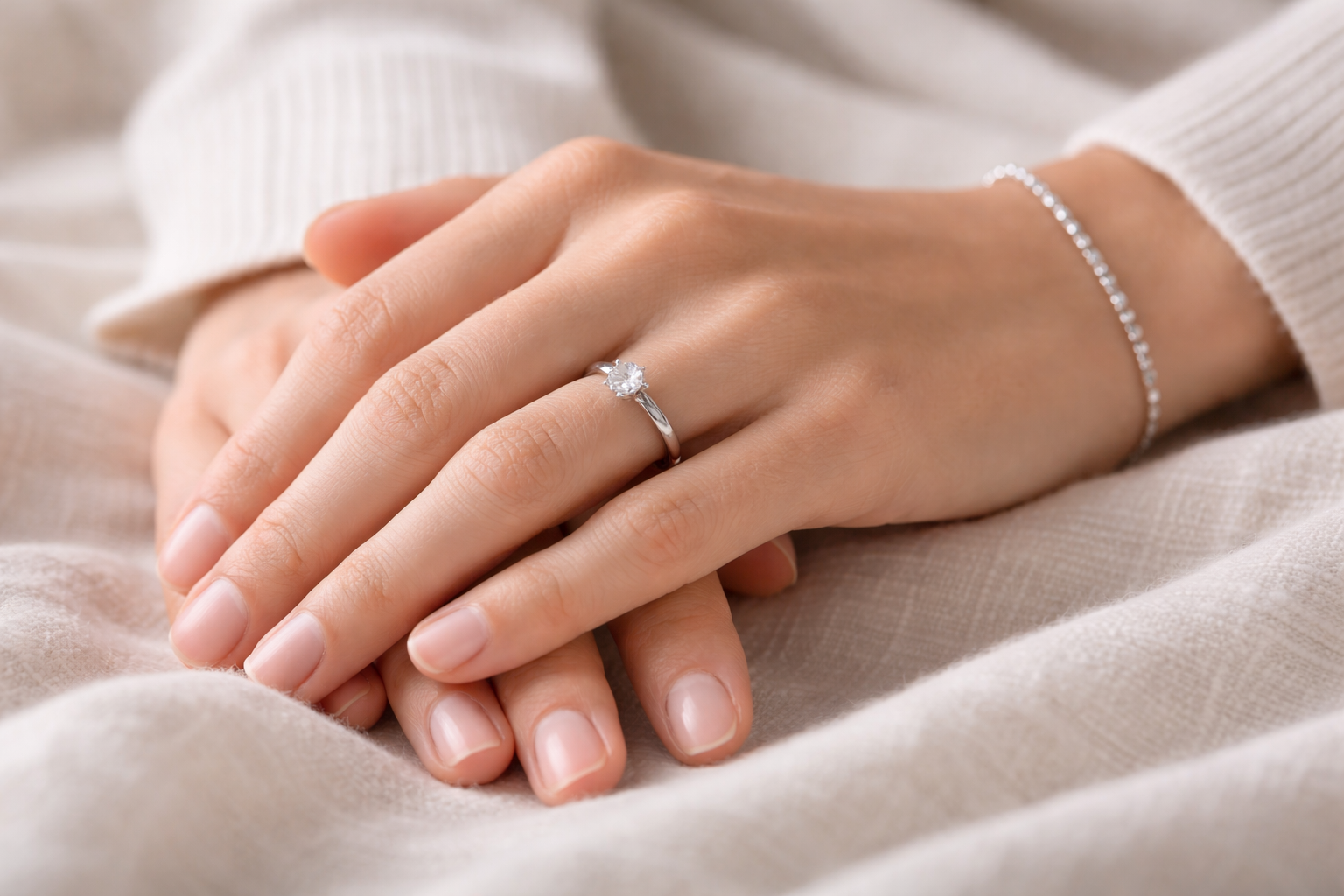 hand jewellery linen